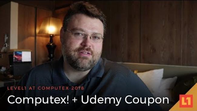 Embedded thumbnail for Live from Computex -- Wendell&amp;#039;s Udemy Linux Course Launch! (beta)