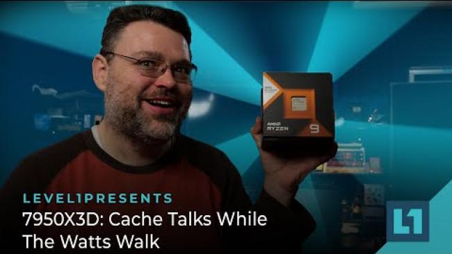 Embedded thumbnail for 7950X3D: Cache Talks While The Watts Walk