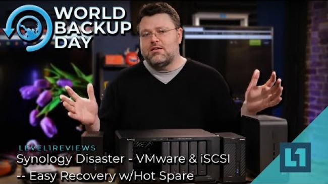 Embedded thumbnail for Synology Disaster - VMware &amp;amp; iSCSI -- Easy Recovery w/Hot Spare