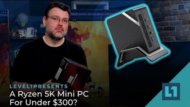 Embedded thumbnail for A Ryzen 5K Mini PC For Under $300? Minisforum UM560XT Review