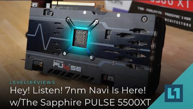 Embedded thumbnail for Hey! Listen! 7nm Navi Is Here! w/The Sapphire PULSE 5500 XT
