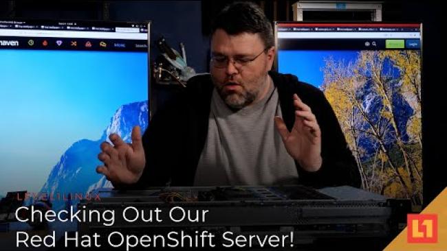 Embedded thumbnail for Checking Out Our Red Hat OpenShift Server!