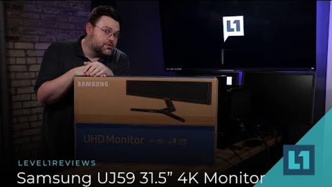 Embedded thumbnail for Samsung UJ59 31.5&amp;quot; 4K Monitor Review