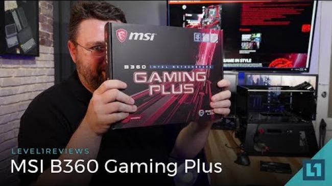 Embedded thumbnail for MSI B360 Gaming Plus Motherboard Review + Memory Test + Linux Test