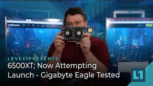 Embedded thumbnail for 6500XT ; Now Attempting Launch - Gigabyte Eagle Tested