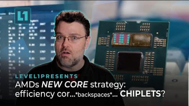 Embedded thumbnail for AMDs NEW CORE strategy: Efficiency cor...*backspaces*… CHIPLETS?