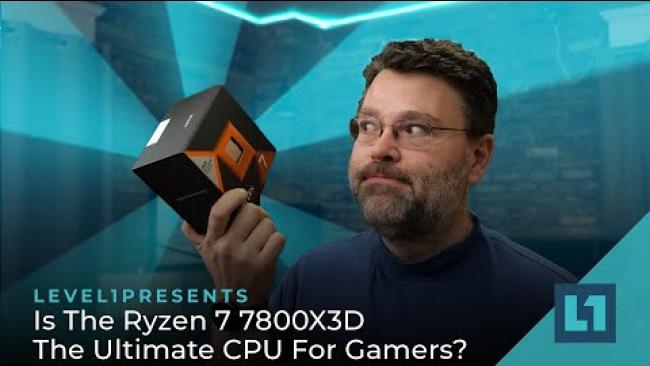 Embedded thumbnail for Is The Ryzen 7 7800X3D The Ultimate CPU For Gamers?