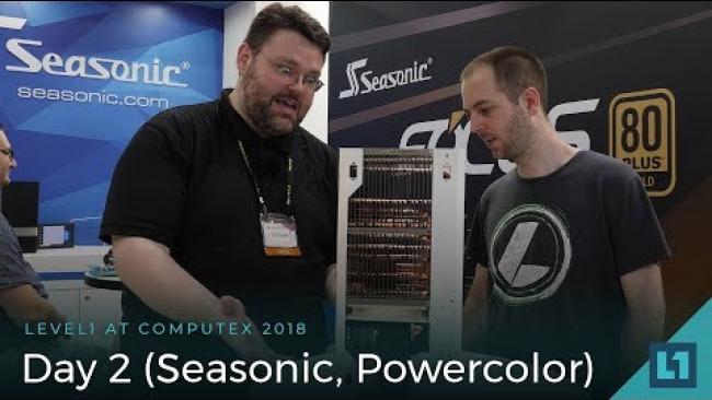 Embedded thumbnail for Computex 2018 Day 2: Seasonic and PowerColor