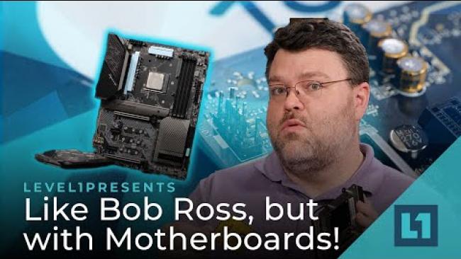 Embedded thumbnail for Like Bob Ross, but with Motherboards!