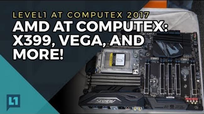 Embedded thumbnail for AMD News Roundup: X399, Threadripper, Vega Demos, and More! (Early June 2017)