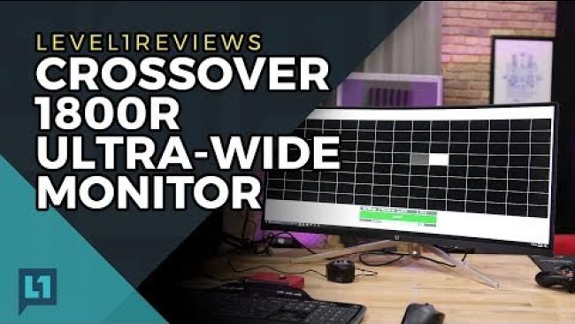 Embedded thumbnail for Crossover 34U100 34&amp;quot; 3440x1440 Ultra-Wide Monitor Review (Latency+Colors)