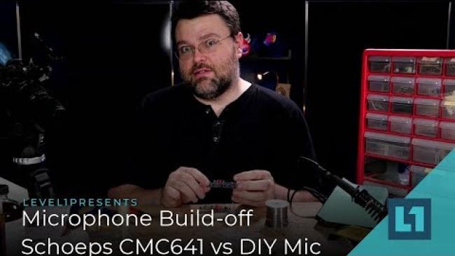 Embedded thumbnail for Level1 Project: Microphone Build-off -- Schoeps CMC641 vs Wendell Built DIY Mic