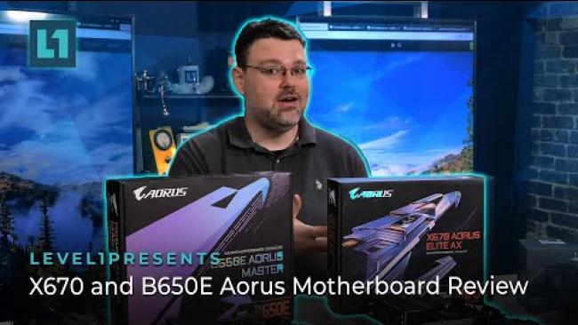 Embedded thumbnail for X670 and B650E Aorus Motherboard Review
