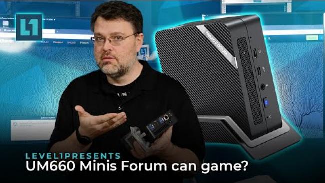 Embedded thumbnail for UM 660 Minis Forum can Game?