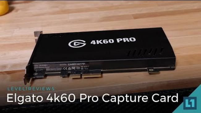 Embedded thumbnail for Elgato 4k60 Pro Capture Card Review