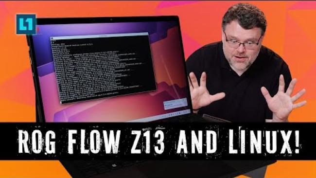 Embedded thumbnail for ROG Flow z13 Using Linux!