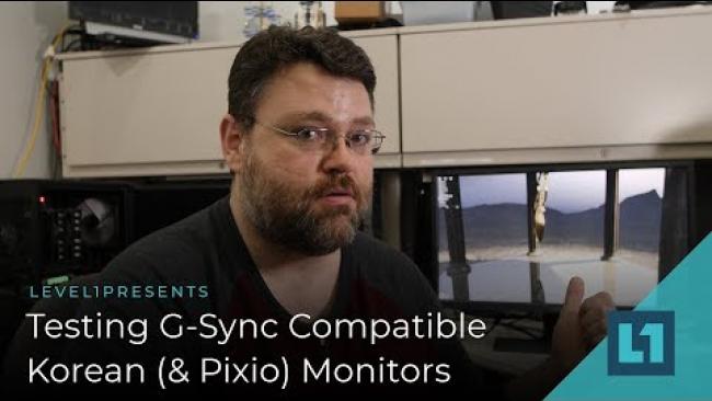 Embedded thumbnail for Testing G-Sync Compatible Korean (&amp;amp; Pixio) Monitors