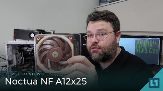 Embedded thumbnail for Noctua NF A12x25 Fan Review