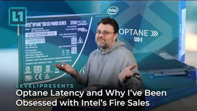 Embedded thumbnail for Optane Latency and Why I&amp;#039;ve Been Obsessed with Intel&amp;#039;s Fire Sale