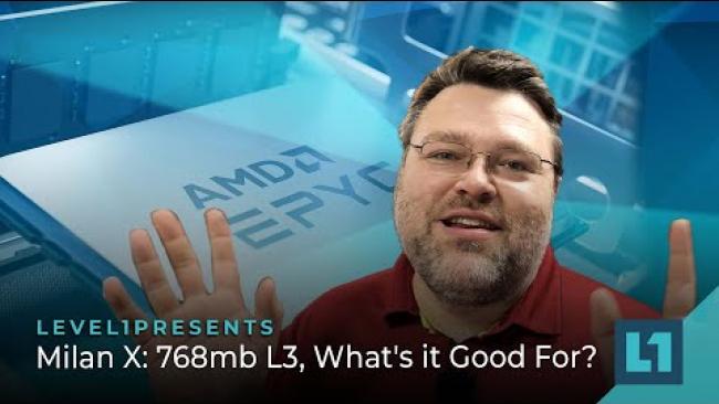 Embedded thumbnail for Milan X: 768mb L3, What&amp;#039;s it Good For?