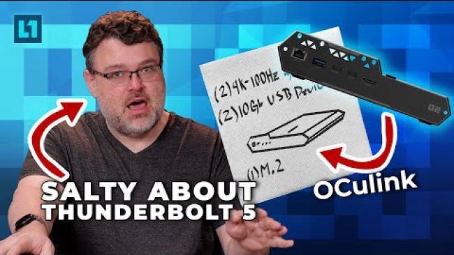 Embedded thumbnail for Thunderbolt 5 and the Minisforum&amp;#039;s Deg 2 eGPU OCulink Dock