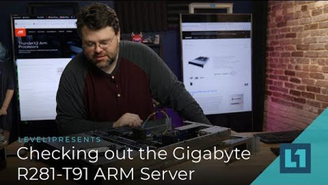Embedded thumbnail for Checking out the Gigabyte R281-T91 ARM Server