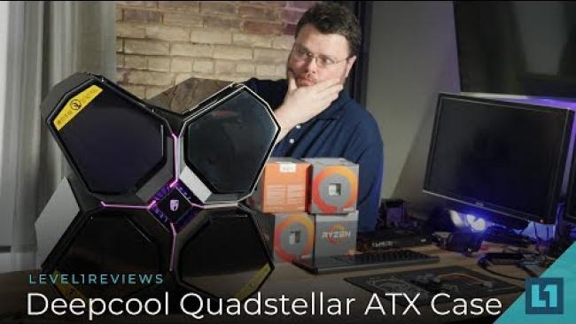 Embedded thumbnail for Ultimate DevOps Workstation: Threadripper in the Deepcool Quadstellar: The Build