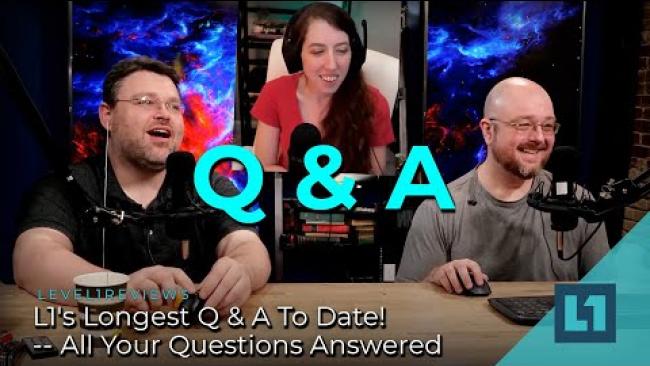 Embedded thumbnail for L1&amp;#039;s Longest Q &amp;amp; A To Date! -- All Your Questions Answered