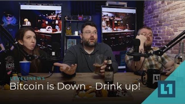 Embedded thumbnail for News: Bitcoin is down, Drink up #level1news