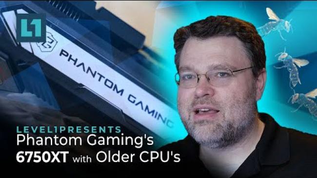 Embedded thumbnail for Phantom Gaming&amp;#039;s 6750xt With Older CPU&amp;#039;s