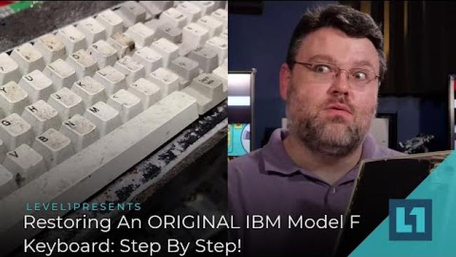 Embedded thumbnail for Restoring An ORIGINAL IBM Model F Keyboard: 35 Years later