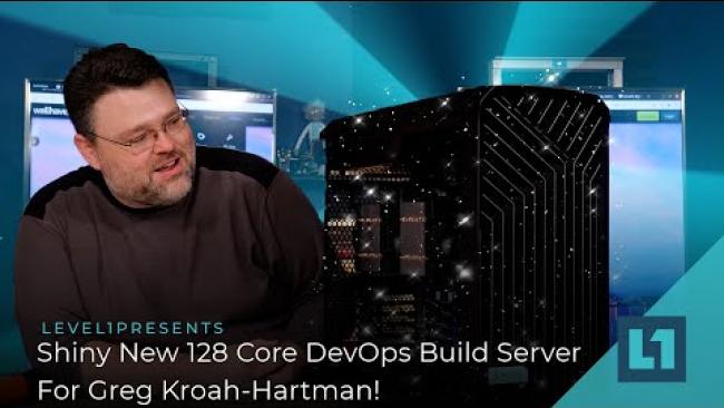 Embedded thumbnail for Shiny New 128 Core DevOps Build Server For Greg Kroah-Hartman!