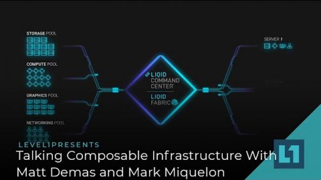 Embedded thumbnail for What Is Composable Infrastructure? Liqid&amp;#039;s Matt Demas and Western Digital&amp;#039;s Mark Miquelon Tell Us